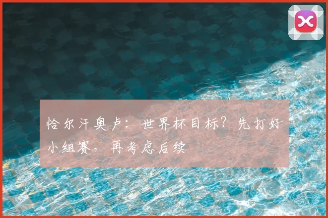 恰尔汗奥卢：世界杯目标？先打好小组赛，再考虑后续